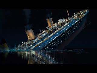 why didn't the people on the titanic try to climb the iceberg?