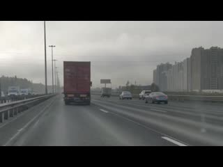 accident i chp truck on the ring road with a dead driver