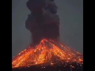 volcano woke up