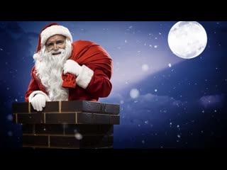 did santa claus ever climb into the chimney funny